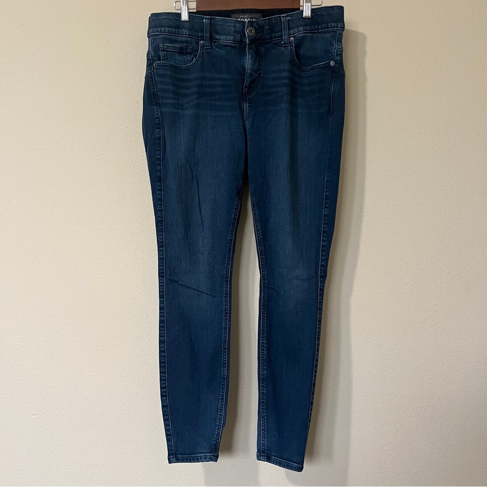 Torrid Women’s Jeans Bombshell Skinny Dark Wash Size 16R Elastic Band Waist